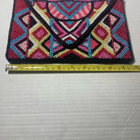 BCBGeneration Multicolor Beaded Clutch - Picture 5 of 9